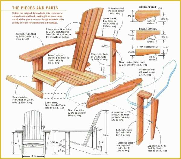 Adirondack Chair Template Free Of How to Build An Adirondack Chair