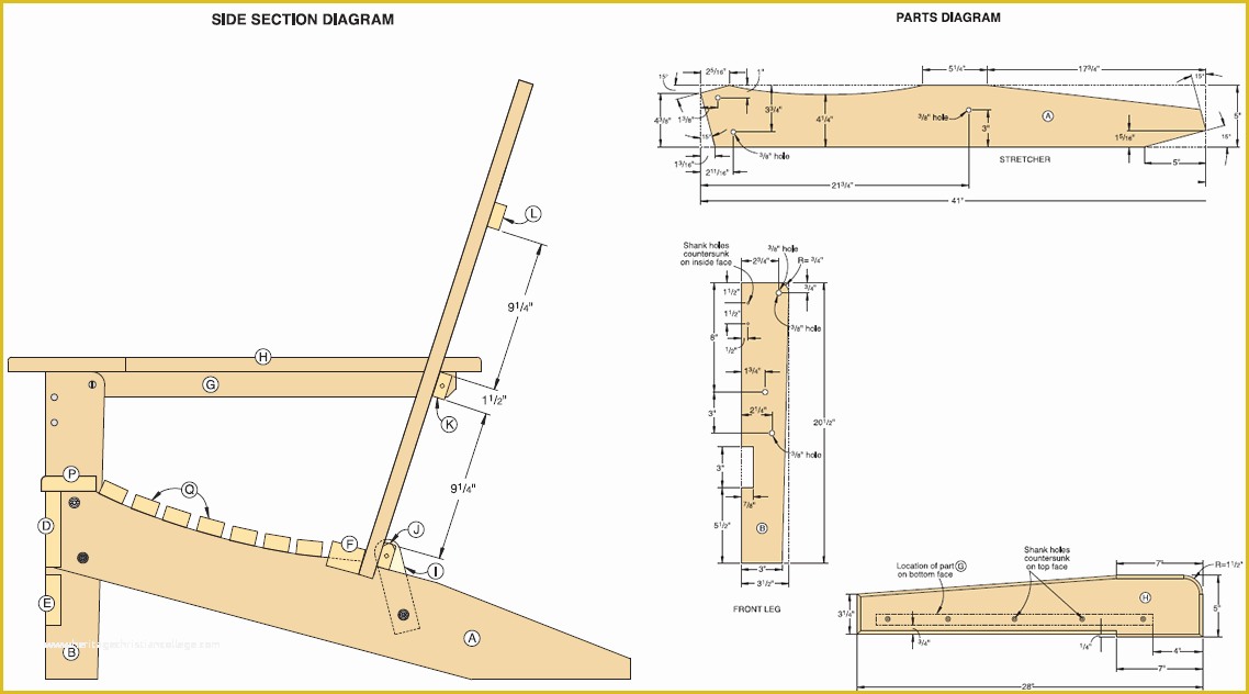 Adirondack Chair Template Free Of Pdf Plans Adirondack Chair Plans Templates Download Diy