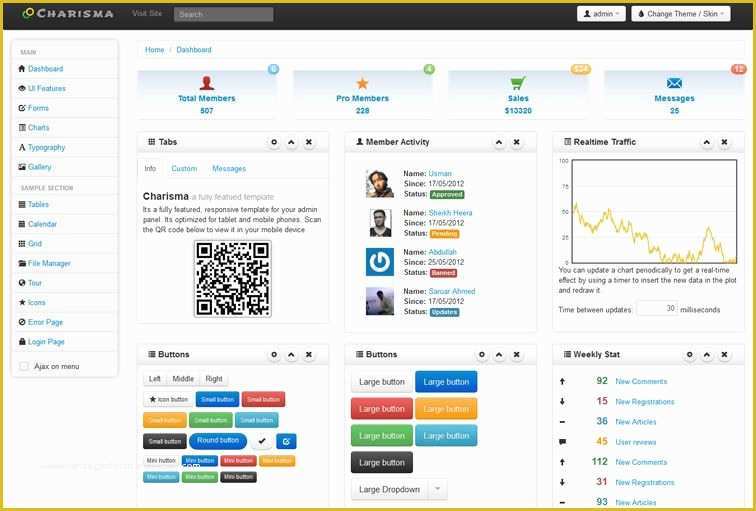 Admin Dashboard Template Free Download Of 20 Free Bootstrap Admin & Dashboard Templates