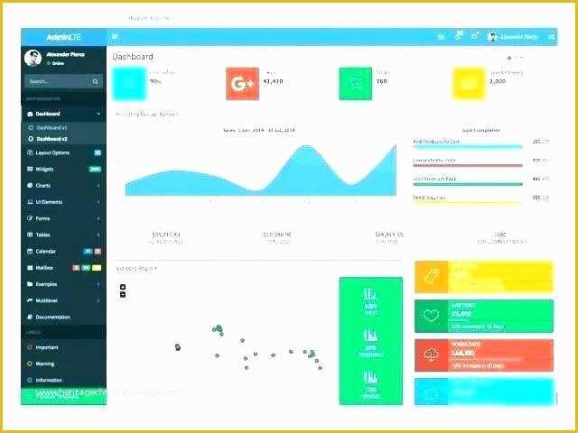 Admin Panel Template Free Download Of Dashboard Template 5 Free