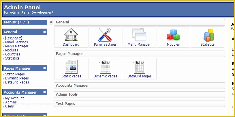 Admin Panel Template Free Download Of PHP Admin Panel Template Free Download