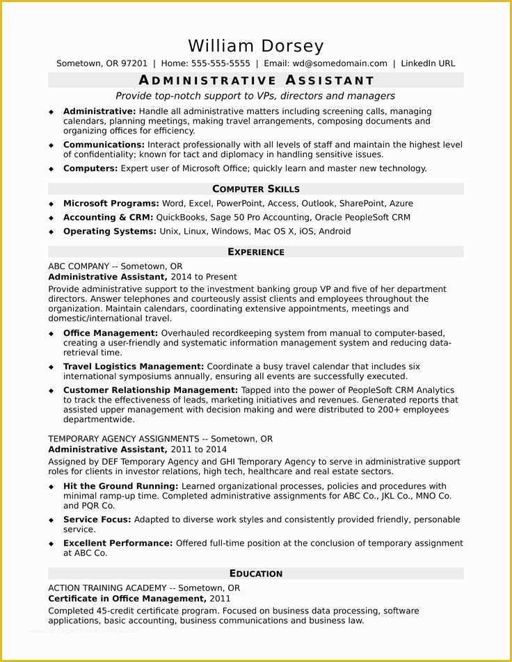 Administrative Resume Templates Free Of 10 Best Condolence Letters Images On Pinterest