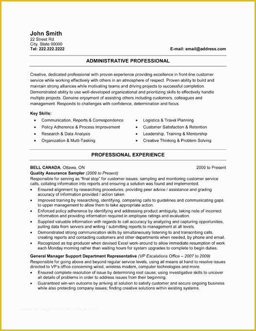 Administrative Resume Templates Free Of 1000 Images About Best Administration Resume Templates