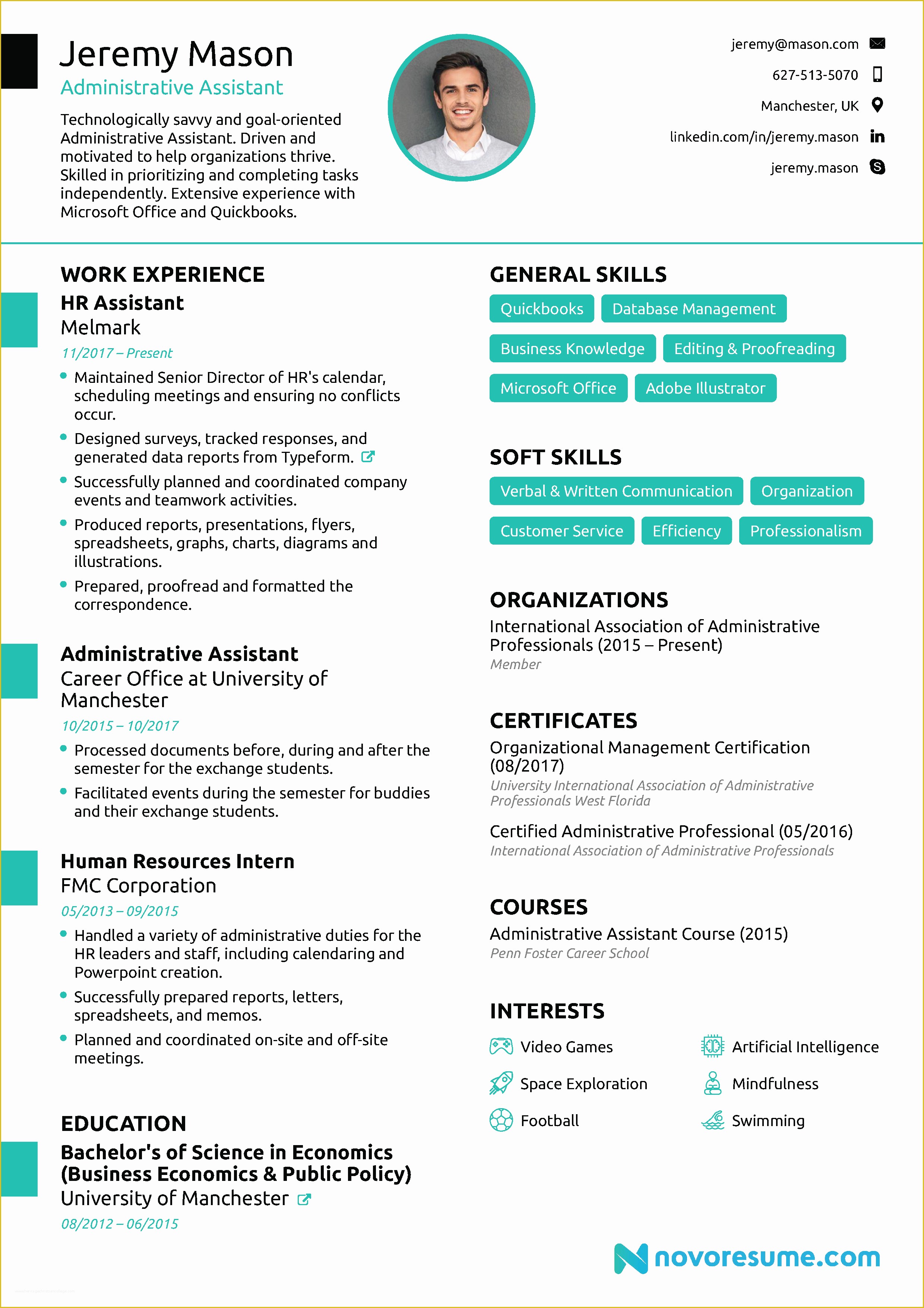 Administrative Resume Templates Free Of Administrative assistant Resume [2019] Guide & Examples