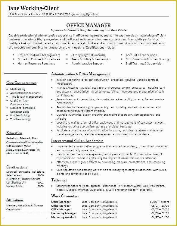 Administrative Resume Templates Free Of Beaufiful Business Administration Resume