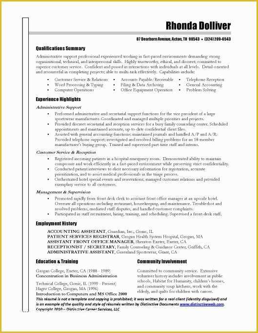 Administrative Resume Templates Free Of Best 25 Administrative assistant Resume Ideas On