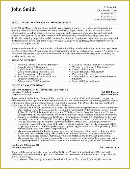 Administrative Resume Templates Free Of Resume Examples Fice assistant