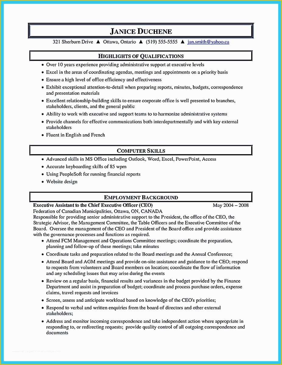 Administrative Resume Templates Free Of Sample to Make Administrative assistant Resume