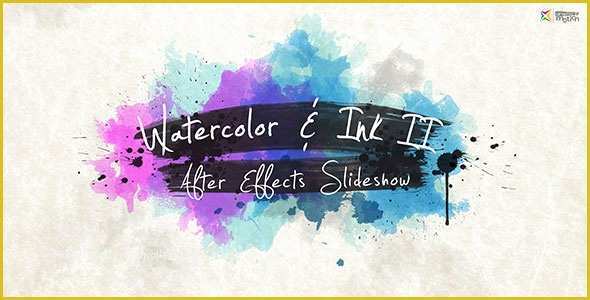 Adobe after Effects Photo Slideshow Template Free Download Of Watercolor & Ink Slideshow 2 by Graphicinmotion