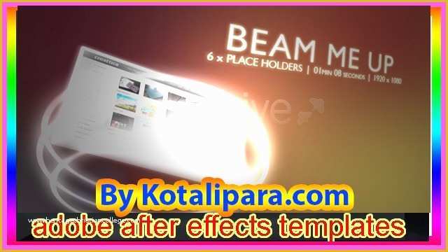 Adobe after Effects Templates Free Download Of Beam Me Up Adobe after Effects Templates Intro Free Download