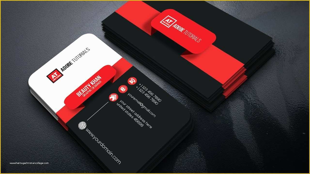 Adobe Business Card Template Free Of Creative Business Card