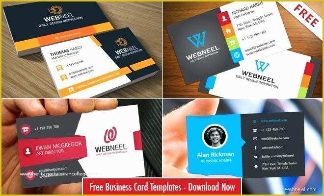 Adobe Business Card Template Free Of Free Business Card Template Download for Mac Bright orange