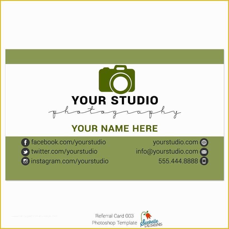 Adobe Business Card Template Free Of Referral Business Card Size Shop Template 003 for