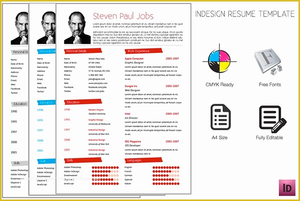 Adobe Indesign Templates Free Of Adobe Indesign Resume Template On Behance