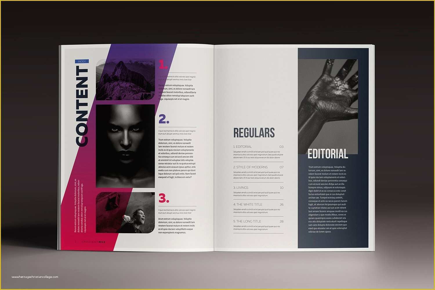 Adobe Indesign Templates Free Of Gra Nt Magazine Indesign Template Magazine Templates