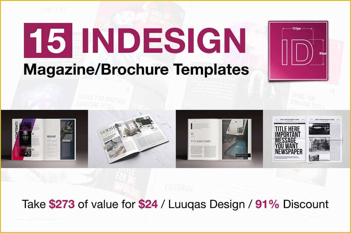 Adobe Indesign Templates Free Of Last Chance 15 Indesign Magazine &amp; Brochure Templates