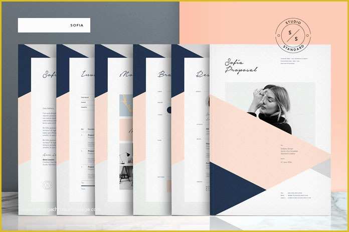 Adobe Indesign Templates Free Of sofia Pitch Pack Template for Adobe Indesign