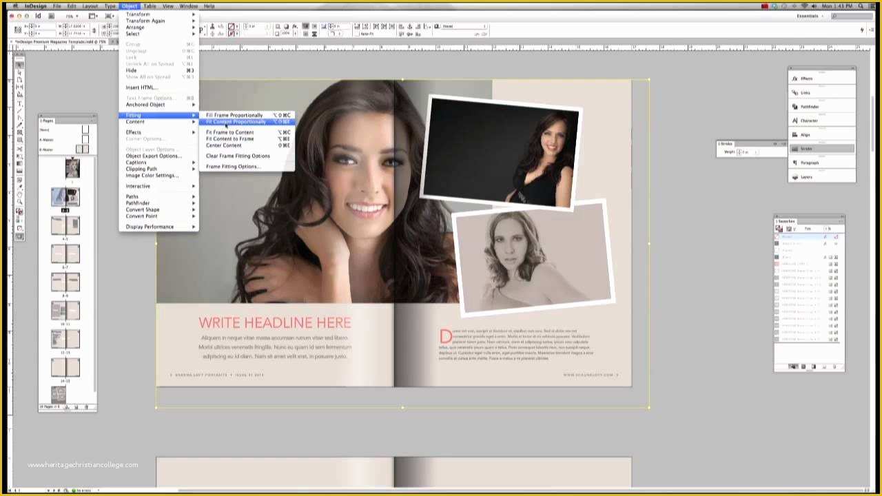 Adobe Indesign Templates Free Of Tutorial Premium Magazine Template for Adobe Indesign