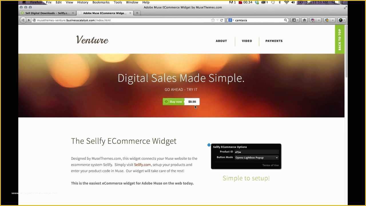 Adobe Muse Ecommerce Templates Free Of Adobe Muse Cc E Merce Wid Sellfy Line Store Setup