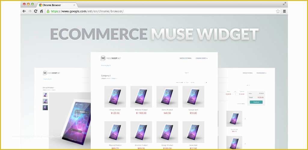 Adobe Muse Ecommerce Templates Free Of Museshop
