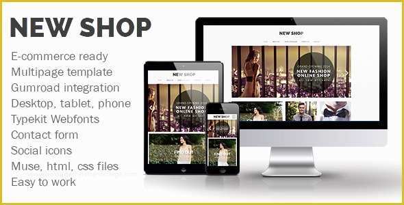 Adobe Muse Ecommerce Templates Free Of New Shop Muse Template Free Nulled themes