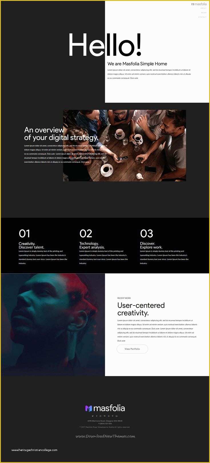 Adobe Muse Portfolio Templates Free Of 585 Best Best Adobe Muse Template Collection Images On