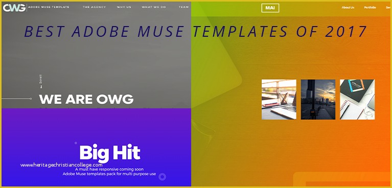 Adobe Muse Portfolio Templates Free Of Best Adobe Muse Templates for Portfolio Sketchthemes