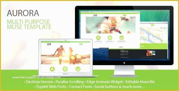 Adobe Muse Portfolio Templates Free Of Business Portfolio Parallax Muse Template Free In French