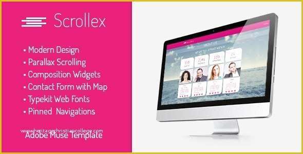 Adobe Muse Portfolio Templates Free Of Free and Premium Responsive Adobe Muse Templates