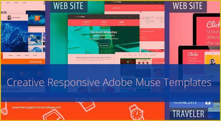 Adobe Muse Responsive Templates Free Of 24 Creative Responsive Adobe Muse Templates