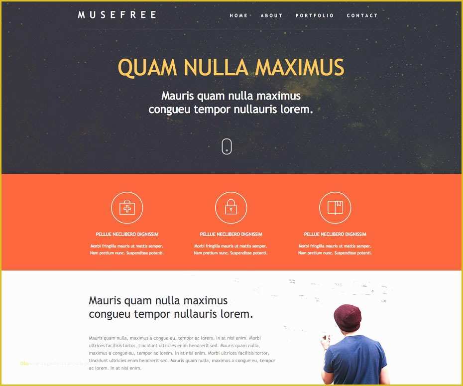 Adobe Muse Templates Free Of Fresh Free Adobe Muse Templates