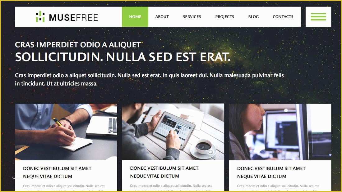 Adobe Muse Website Templates Free Of 11 Free Adobe Muse Templates & themes 2018 themelibs