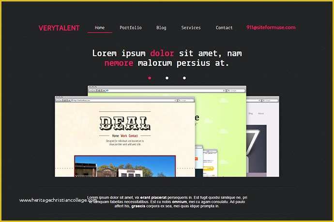 Adobe Muse Website Templates Free Of 35 Professionally Designed Adobe Muse Templates