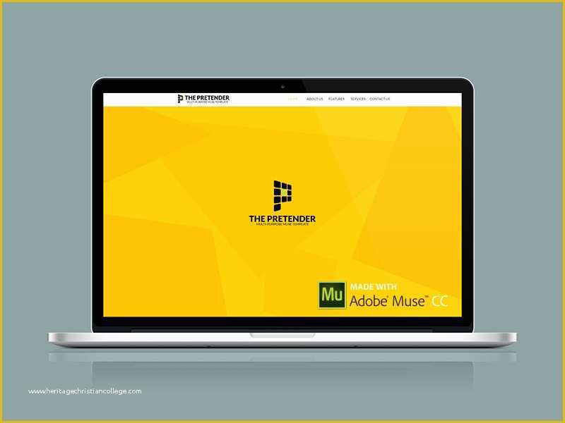 Adobe Muse Website Templates Free Of Free Adobe Muse Template by Peter Spencer