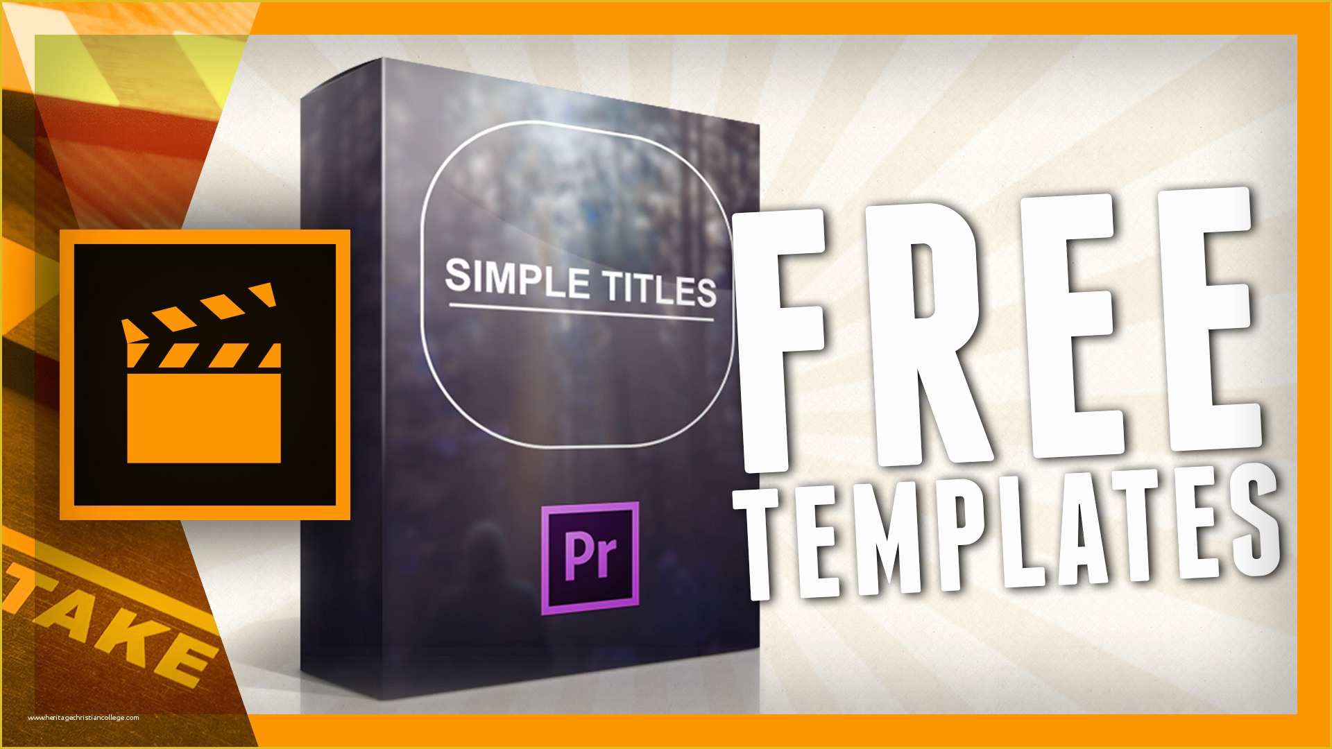 Adobe Premiere Pro Templates Free Of Simple Titles is Available for Premiere Pro Cs6