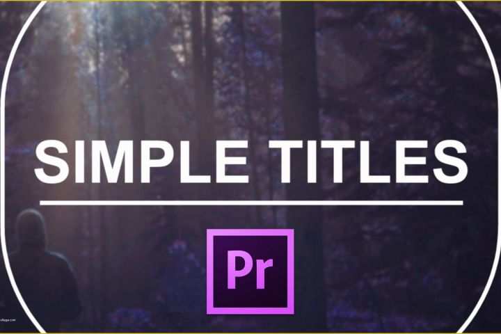 Adobe Premiere Title Templates Free Of Simple Titles is A Bundle Of 10 Title Templates for