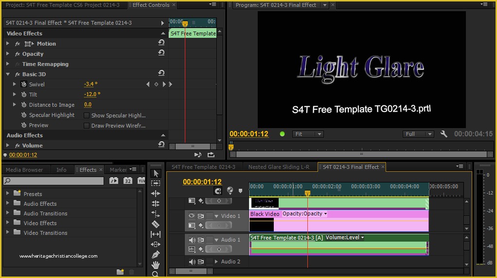 Adobe Premiere Title Templates Free Of Style4type Free S4t Premiere Pro Title Template Project