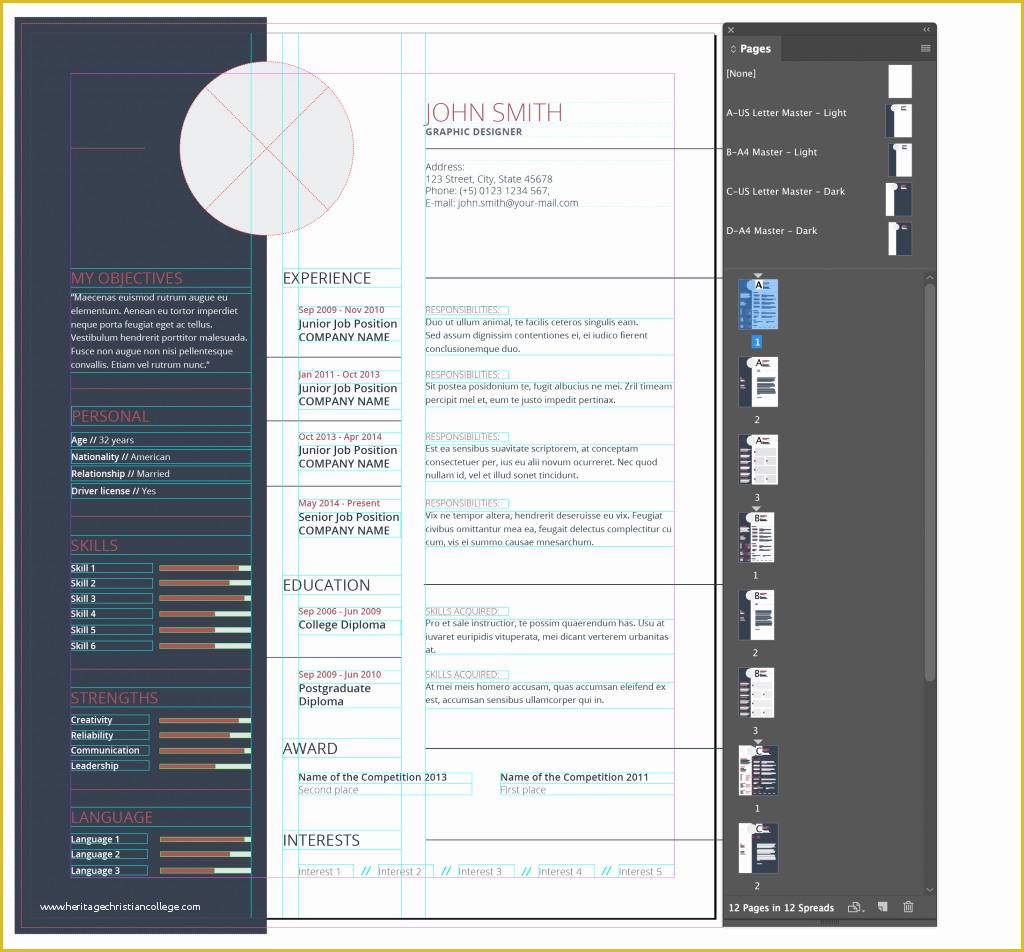 Adobe Stock Free Templates Of Adobe Indesign I Can’t Edit An Adobe Stock Cv Template
