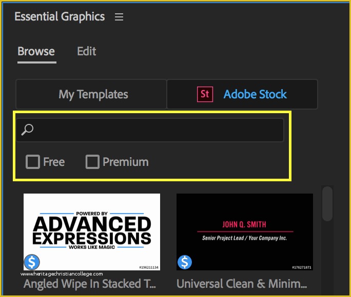 Adobe Stock Free Templates Of Premiere Pro Cc 2018 12 1 Updates and Smart New Features