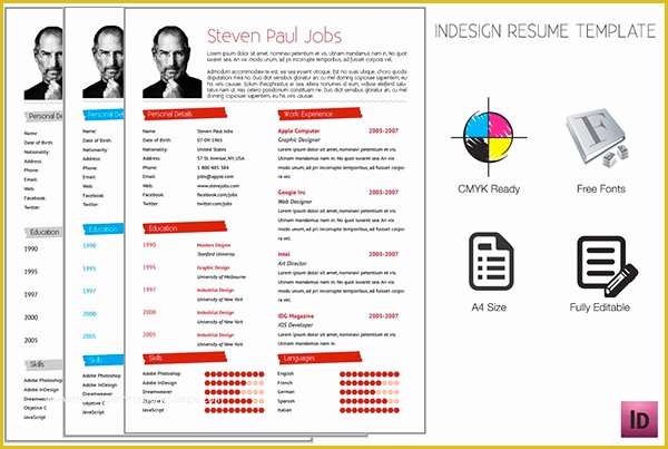 Adobe Templates Indesign Free Of Adobe Indesign Resume Template On Behance