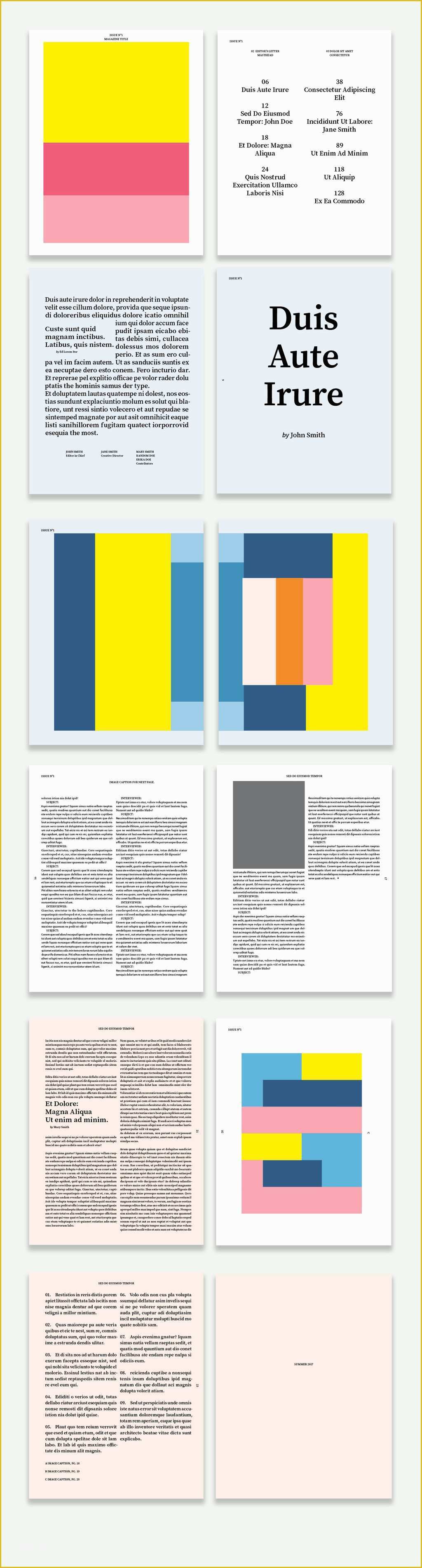 Adobe Templates Indesign Free Of Free Indesign Magazine Templates