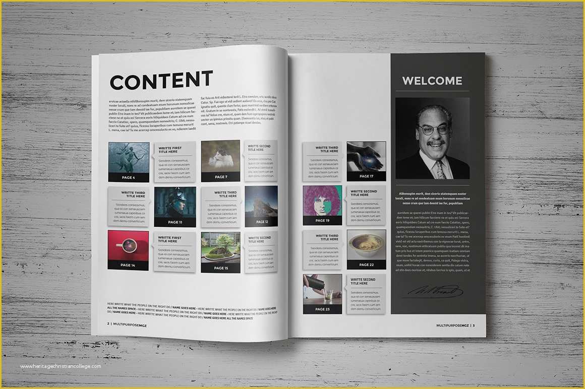 Adobe Templates Indesign Free Of Magazine & Brochure Indesign Templates On Behance