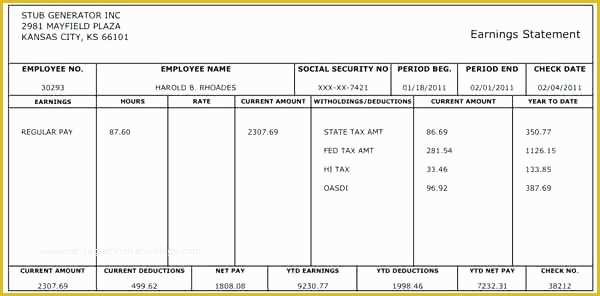 Adp Paycheck Stub Template Free Of It Adp Pay Stub Template Download Brochure for Google