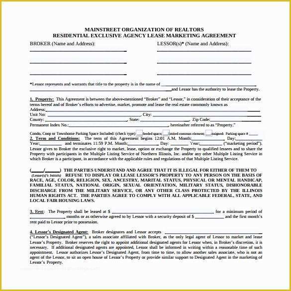 Advertising Contract Template Free Of Marketing Agreement Template 29 Download Free Documents