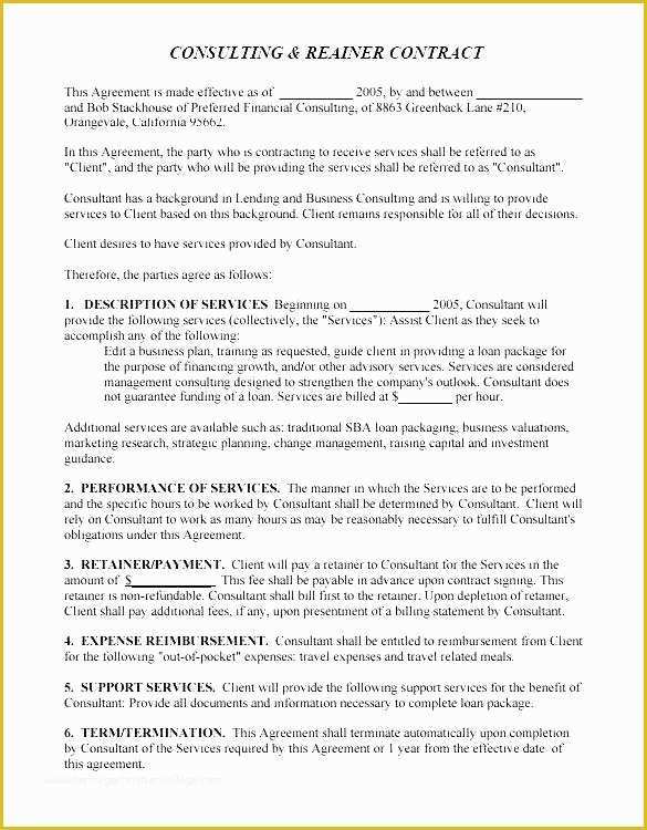 Advertising Contract Template Free Of Marketing Contract Template Free