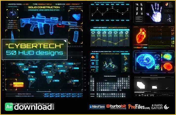 Ae Templates Free Download Of 10 top Hud Infographics Free after Effects Templates