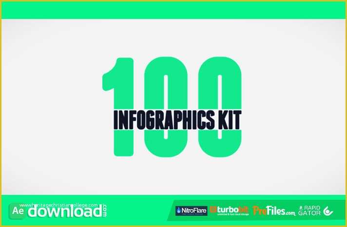 Ae Templates Free Download Of 100 Infographics Kit Videohive Project Free Download