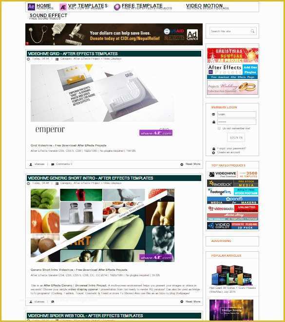 Ae Templates Free Download Of 9 Free Websites to Download after Effects