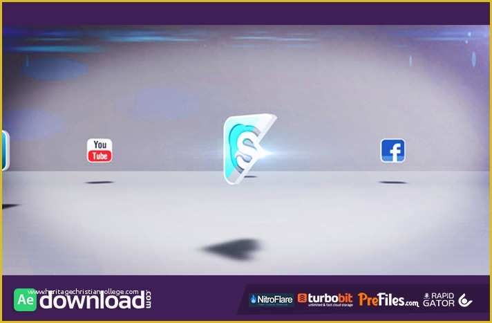 Ae Templates Free Download Of social Circle Videohive Free Download Free after