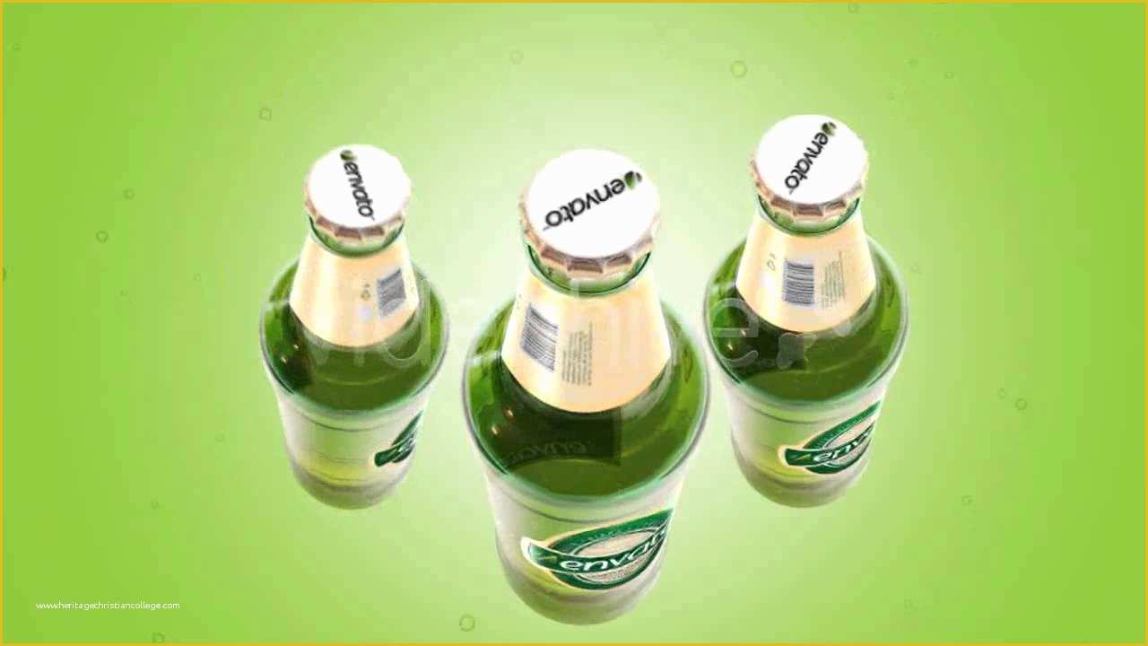 After Effects Commercial Template Free Of Beer Bottle Mercial after Effects Template